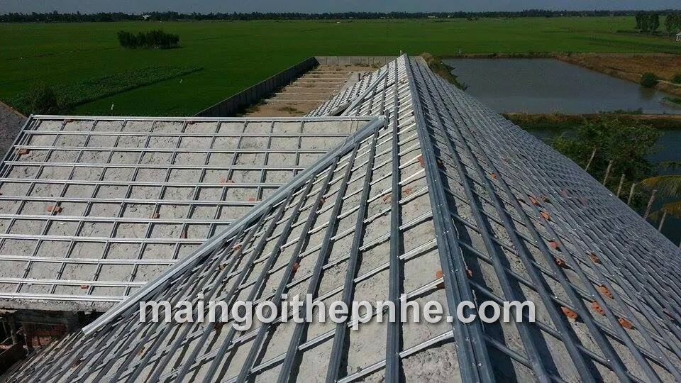 HỆ VÌ KÈO 2 LỚP CHO MÁI LỢP NGÓI