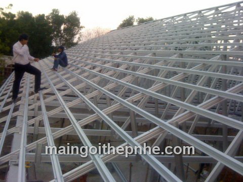 HỆ VÌ KÈO 2 LỚP CHO MÁI LỢP NGÓI